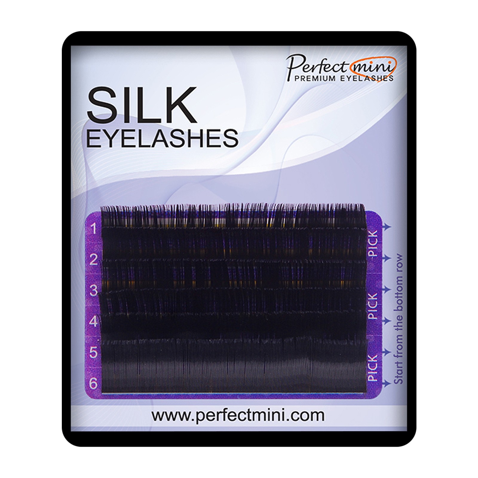 Premium Silk Lashes Extreme -  16 mm, D, 0,15 mm
